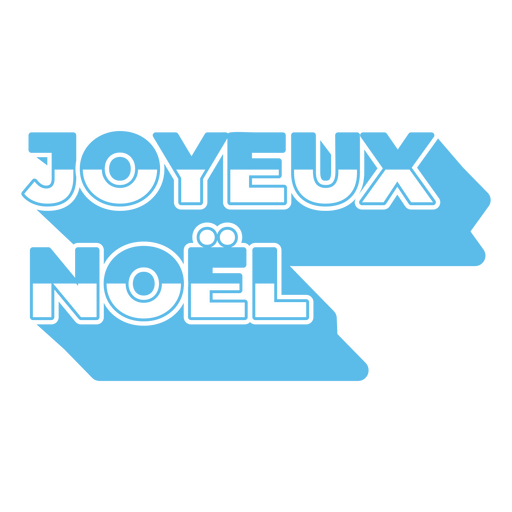 Logotipo de Joyeux Noël Diseño PNG