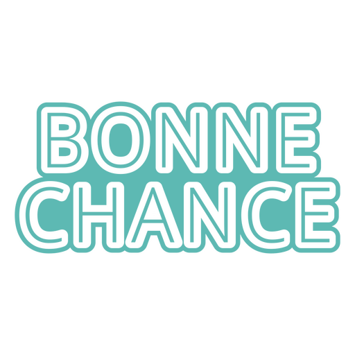 Bonne-Chance-Logo PNG-Design