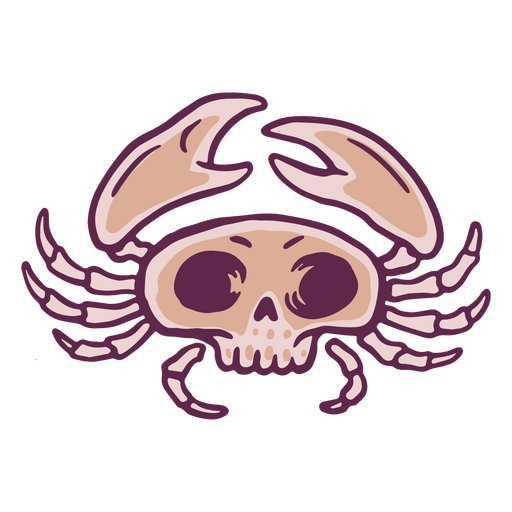 Spooky crab design PNG Design