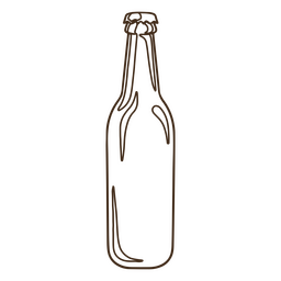 Garrafa de cerveja sem rolha Desenho PNG
