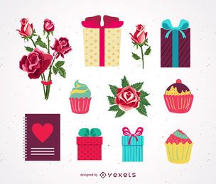 Valentine's Day Vector Gifts Valentine's Day Vector Gifts