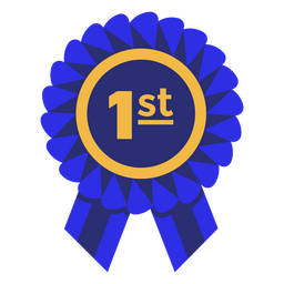 First place ribbon in competition PNG Design Transparent PNG