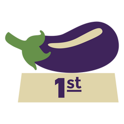 First place in harvest competition PNG Design