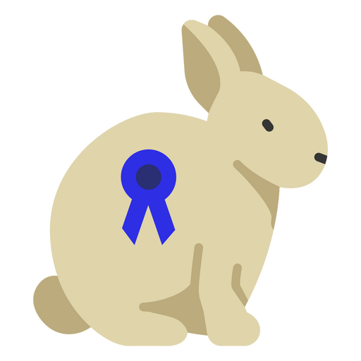 Conejo de competencia de primer lugar Diseño PNG