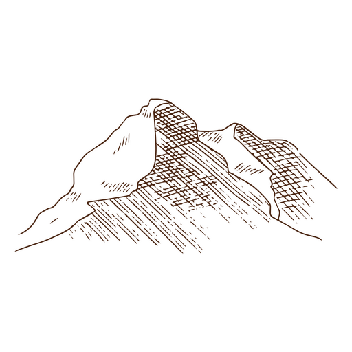On a mountain summit PNG Design