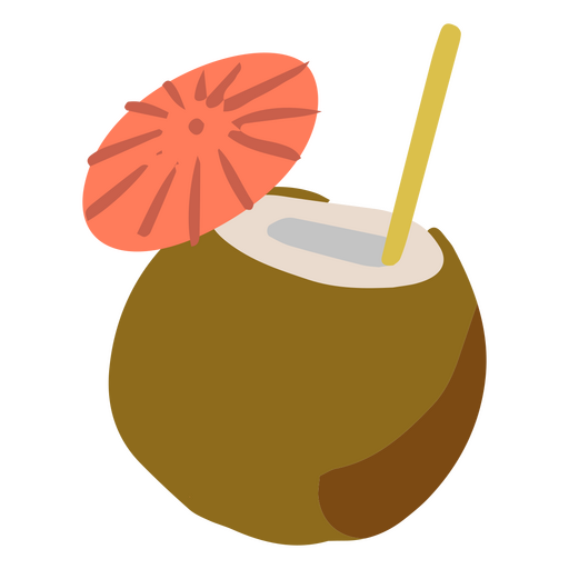 Coco water PNG Design