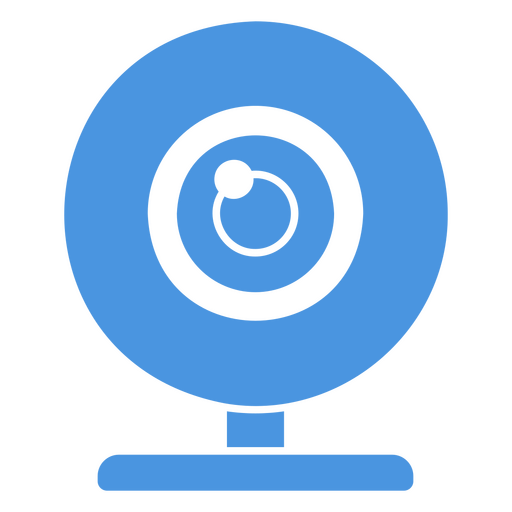 Webcam azul para computador Desenho PNG