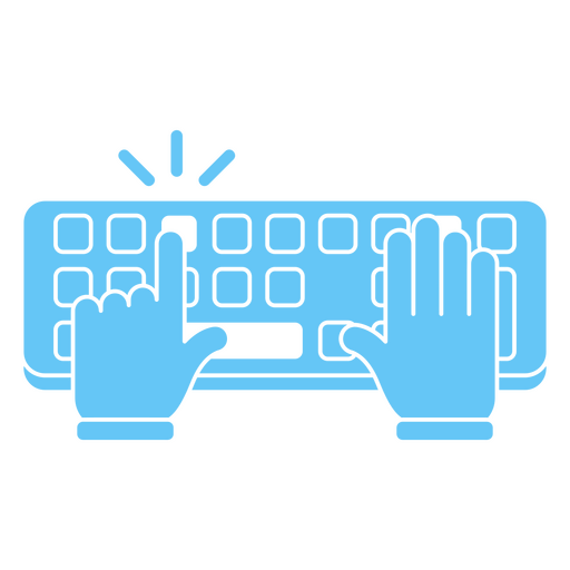 Diseño de icono de teclado Diseño PNG