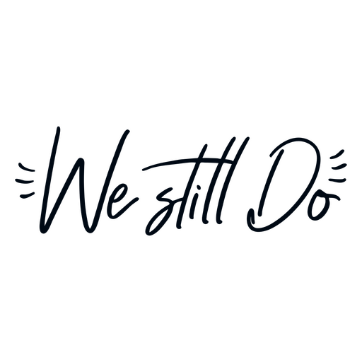 Hochzeit schöne Beschriftung PNG-Design