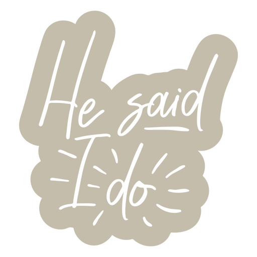 Bräutigam einfacher Schriftzug PNG-Design