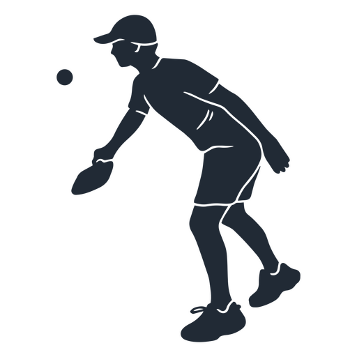 Niño jugando pickleball Diseño PNG