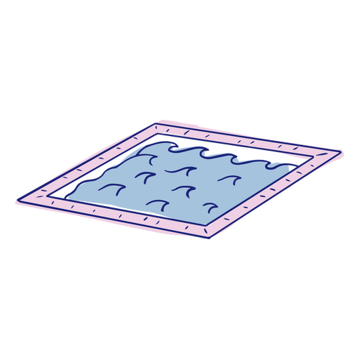 Aquarela desenho de piscina Desenho PNG