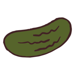 Simple Drawing Of Pickle PNG & SVG Design For T-Shirts