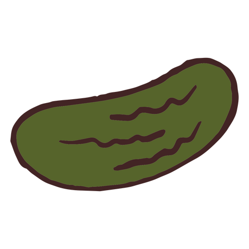 Simple Drawing Of Pickle PNG & SVG Design For TShirts