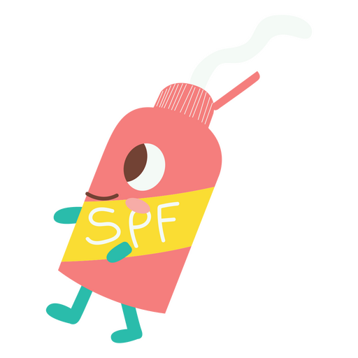 SPF-Cartoon-Figur PNG-Design