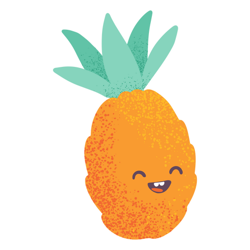 Pineapple summer textured icon 