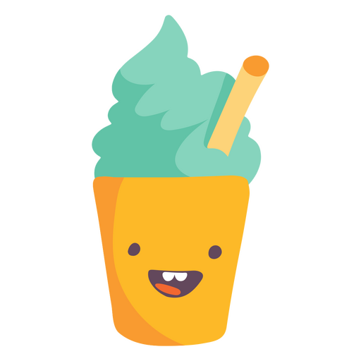 Summer drink icon PNG Design