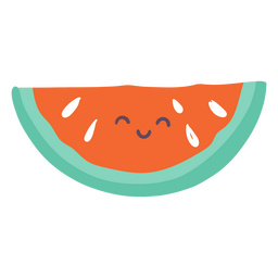 Summer watermelon happy icon Transparent PNG