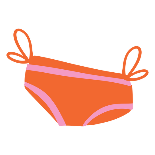 Icono de fondo de bikini de verano Diseño PNG