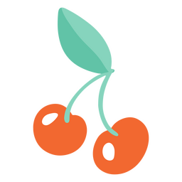 Cherry summer icon  PNG Design Transparent PNG