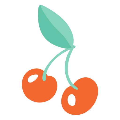 Kirschsommer-Ikone PNG-Design