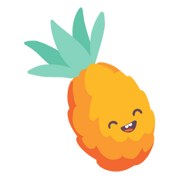 Pineapple summer cute icon  PNG Design Transparent PNG