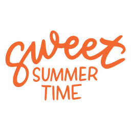 Sommerzeit-Zitat-Schriftzug PNG-Design
