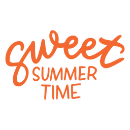 Summer Time Quote Lettering