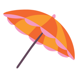 Summer beach umbrella icon  Transparent PNG