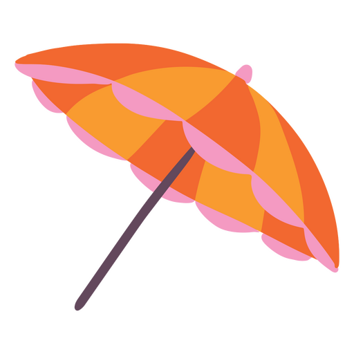 ícone de guarda-chuva de praia de verão Desenho PNG