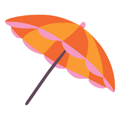 Summer beach umbrella icon  PNG Design