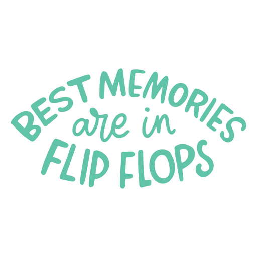 Best memories summer quote lettering PNG Design