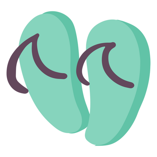 Symbol für Sommer-Flip-Flops PNG-Design
