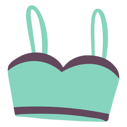 Ícone de top de biquíni de verão Desenho PNG