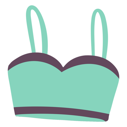 Icono de la parte superior del bikini de verano Diseño PNG