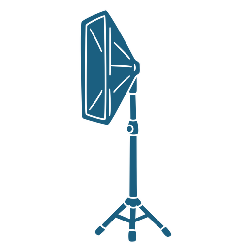 Blue light stand PNG Design