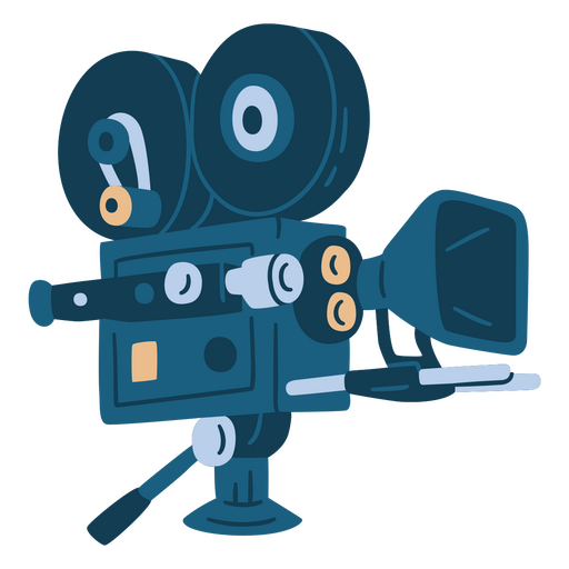Professional movie camera PNG Design