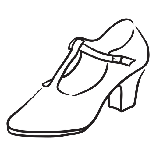 Salon dancing shoes PNG Design