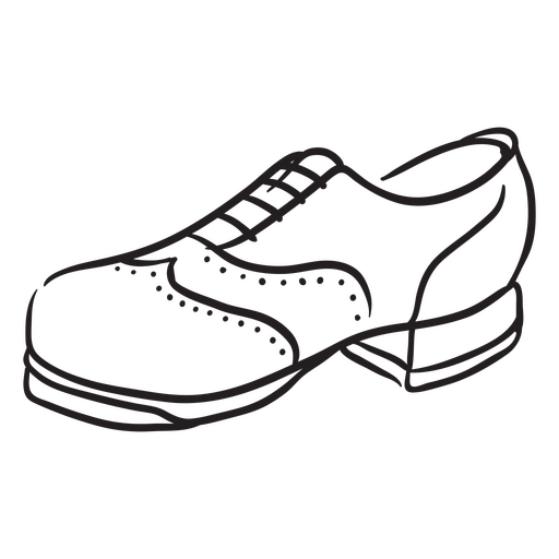 Male dressed up shoes PNG Design