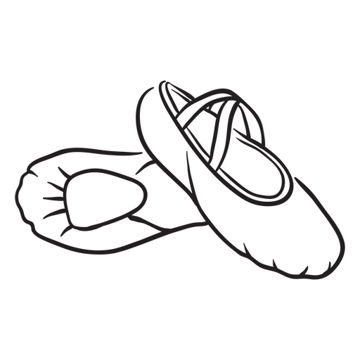 Gráfico de zapatillas de punta Diseño PNG