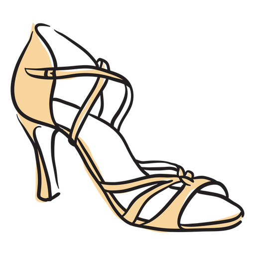 Woman's high heeled shoe PNG Design