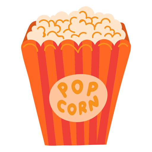 Popcorn fürs Theater PNG-Design