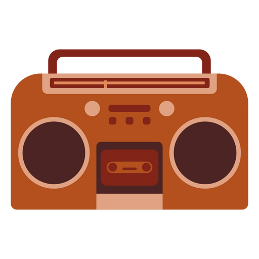 Vintage Radio & Player PNG-Design