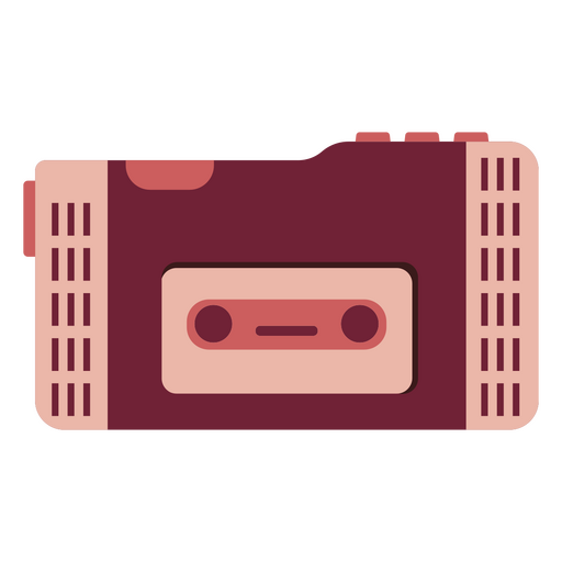 Cassette icon music PNG Design