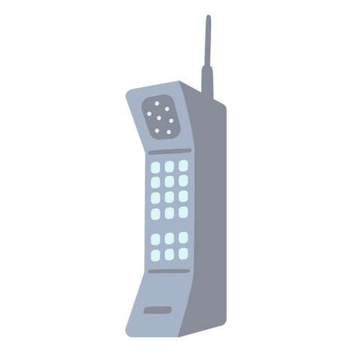 ícone de telefone de tecnologia vintage Desenho PNG