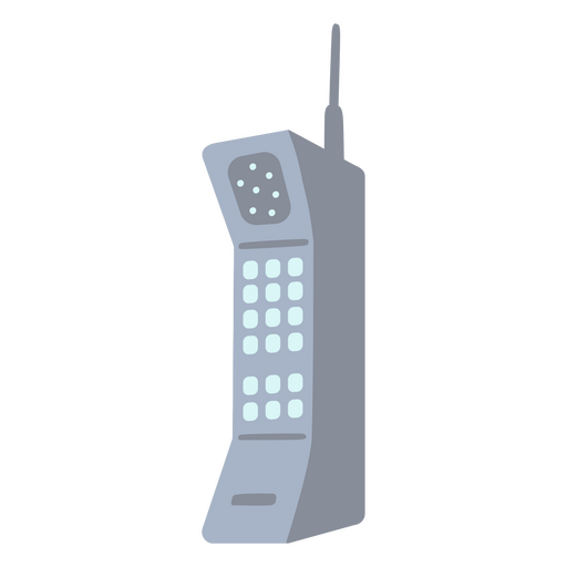 Icono de teléfono de tecnología vintage Diseño PNG