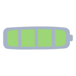 Full battery charge technology icon PNG Design