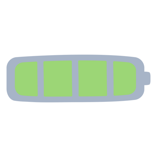 Ícone de tecnologia de carga completa da bateria Desenho PNG