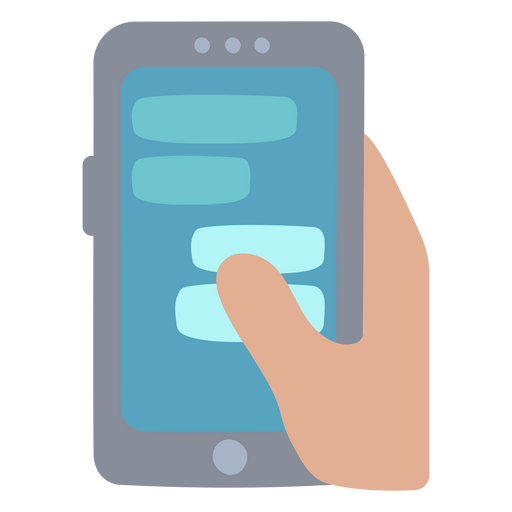 Phone messages technology icon PNG Design
