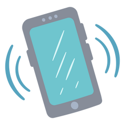 ícone de tecnologia de vibração do telefone Desenho PNG